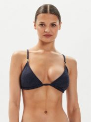 MICHAEL Michael Kors Góra od bikini MM13094 Granatowy. Niebieskie bikini MICHAEL Michael Kors, bez wzorów, z syntetyku. Za 279.99 zł.