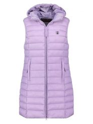 ANAPURNA Kamizelka pikowana "Vakitalana Long" w kolorze lawendowym rozmiar: S. Różowe kamizelki damskie ANAPURNA, s, bez wzorów, bez kaptura. Za 165.99 zł.