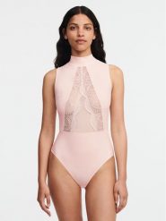 Chantelle Body Mystic C11YT9 Różowy. Czerwone body i gorsety Chantelle, bez wzorów, z syntetyku. Za 399.99 zł.