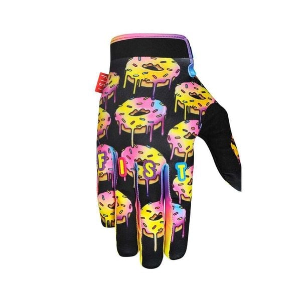 Długie rękawice Fist Handwear Sprinkle. Czarne rękawiczki damskie FIST, bez wzorów. Za 224.50 zł.