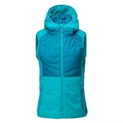Kamizelka damska pikowana Elbrus Mado Vest Wo's Primaloft - morska, Rozmiar L. Zielone kamizelki damskie ELBRUS, l, bez wzorów, z nylonu, bez kaptura. Za 299.99 zł.