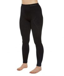Spodnie damskie wełniane Brubeck EXTREME MERINO. Czarne spodnie sportowe damskie Brubeck, na zimę, l, bez wzorów, z dzianiny, narciarskie. Za 288.49 zł.