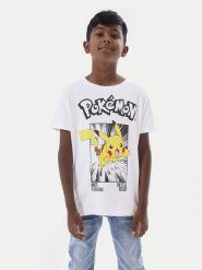 NAME IT T-Shirt 13225938 Biały Regular Fit. Białe t-shirty i koszulki chłopięce Name it, bez wzorów, z bawełny, bez kołnierzyka, bez ramiączek. Za 49.99 zł.