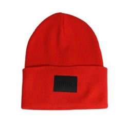 Czapka zimowa Hugo Boss Xevon Beanie Czerwona - 50551508-410. Czerwone czapki damskie Boss, na zimę, bez wzorów. Za 240.35 zł.