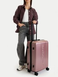 Reebok Walizka średnia CEO-RBK-030-M Różowy. Czerwone walizki Reebok, bez wzorów, z tworzywa sztucznego, średnie. Za 319.99 zł.