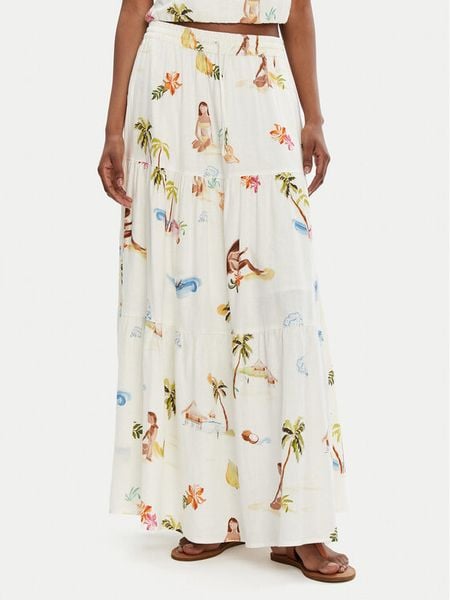 Seafolly Spódnica maxi Isla Palm 55397-SK Écru Regular Fit. Spódnice damskie Seafolly, xl, bez wzorów, z wiskozy, maxi. Za 499.99 zł.