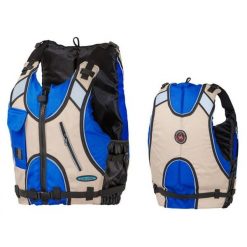 Kamizelka kapok na wodę MQ. Niebieskie kamizelki damskie AQUARIUS, bez wzorów, bez kaptura. Za 219.00 zł.