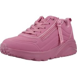 Buty SKECHERS UNO LITE - EASY ZIP Rose. Czerwone obuwie trekkingowe damskie Skechers, z materiału, bez zapięcia. Za 210.99 zł.