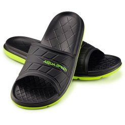 Klapki basenowe dla dorosłych Aqua Speed Aspen. Niebieskie klapki damskie Aqua-Speed, bez wzorów, bez obcasa, bez zapięcia. Za 79.99 zł.