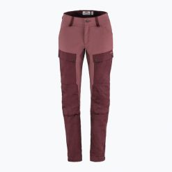 Spodnie trekkingowe damskie Fjällräven Keb. Fioletowe spodnie sportowe damskie Fjällräven, na lato, s, bez wzorów, z bawełny, trekkingowe. Za 919.99 zł.