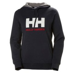 Bluza z kapturem dla kobiet Helly Hansen Logo. Niebieskie bluzy damskie Helly Hansen, bez wzorów, z kapturem. Za 421.50 zł.