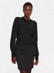 MICHAEL Michael Kors Sweter MF46124F2G Czarny Regular Fit. Czarne swetry klasyczne damskie MICHAEL Michael Kors, xs, z wełny, bez kołnierzyka. Za 1,469.00 zł.