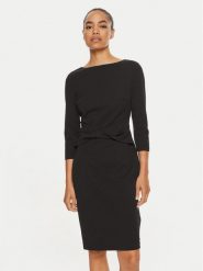 Calvin Klein Sukienka koktajlowa K20K207470 Czarny Slim Fit. Czarne sukienki damskie Calvin Klein, bez wzorów, z syntetyku, wizytowe, bez ramiączek. Za 849.99 zł.