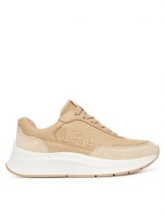 LAUREN RALPH LAUREN Sneakersy 802974376001 Beżowy. Brązowe obuwie sportowe damskie Lauren Ralph Lauren, ze skóry, bez zapięcia. Za 579.99 zł.