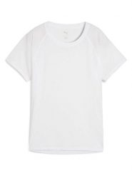 Puma Koszulka "Velocity" w kolorze białym do biegania rozmiar: L. Białe koszulki damskie Puma, l, bez wzorów, z materiału, bez kołnierzyka, bez ramiączek. Za 69.91 zł.