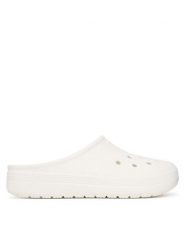 Crocs Klapki Classic Low Profile Clog 211139 Biały. Białe klapki damskie Crocs, bez wzorów, z tworzywa sztucznego, bez obcasa, bez zapięcia. Za 169.99 zł.