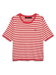 Vero Moda Sweter w kolorze czerwono-białym rozmiar: M. Czerwone swetry klasyczne damskie Vero Moda, m, bez kołnierzyka. Za 89.05 zł.