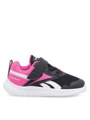 Reebok Sneakersy Rush Runner 5 Td IG0520 Czarny. Czarne buty sportowe dziewczęce Reebok, bez wzorów, z materiału, bez zapięcia. Za 139.99 zł.