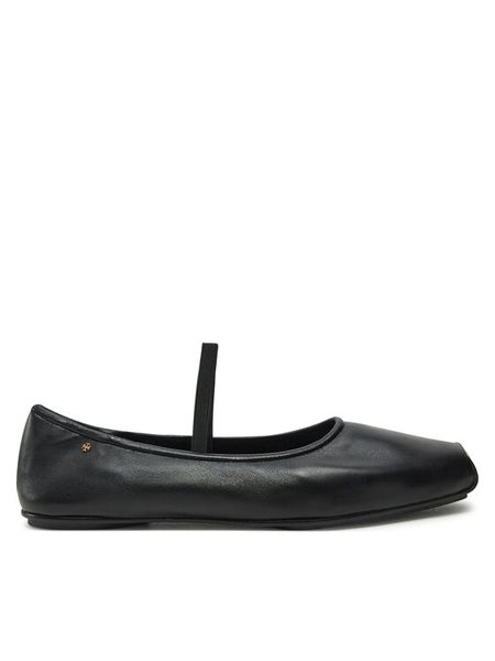 Tory Burch Baleriny Runway Ballet 157625 Czarny. Czarne balerinki damskie Tory Burch, bez wzorów, ze skóry. Za 889.99 zł.