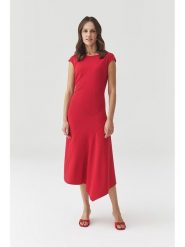 TATUUM Sukienka w kolorze czerwonym rozmiar: 40. Czerwone sukienki damskie TATUUM, bez wzorów, bez ramiączek. Za 200.60 zł.