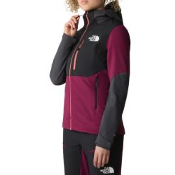 Kurtka turystyczna damska The North Face Dawn Turn Hybryd softshell. Brązowe kurtki damskie The North Face, l, bez wzorów, z elastanu, bez kaptura. Za 924.99 zł.