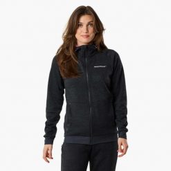 Bluza treningowa damska Swedemount Training Logo Zip Hood II szybkoschnąca. Brązowe bluzy damskie SWEDEMOUNT, bez wzorów, bez kaptura. Za 249.99 zł.