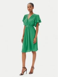 ARTIGLI Sukienka koktajlowa ACAB002333 242 Zielony Regular Fit. Zielone sukienki damskie Artigli, bez wzorów, z syntetyku, wizytowe, bez ramiączek. Za 369.99 zł.