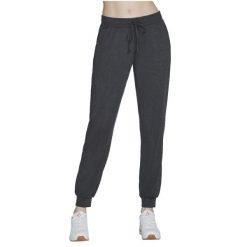 Spodnie sportowe damskie Go Dri Swift Jogger Pant. Szare obuwie sportowe damskie Skechers, z elastanu, na fitness i siłownię. Za 199.99 zł.