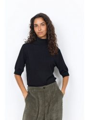 Soyaconcept Golf "Dollie" w kolorze czarnym rozmiar: XL. Czarne golfy damskie Soyaconcept, xl, bez wzorów, bez ramiączek. Za 174.95 zł.