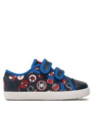 Geox Sneakersy B Kilwi Boy B45A7E 0AN54 C4226 S Granatowy. Niebieskie buty sportowe chłopięce Geox, ze skóry, bez zapięcia. Za 599.99 zł.