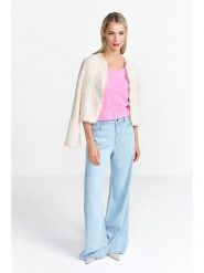 Rich & Royal Koszulka w kolorze jasnoróżowym rozmiar: M. Różowe bluzki damskie Rich & Royal, m, bez wzorów, z bawełny, bez kołnierzyka, bez ramiączek. Za 100.99 zł.