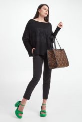 Sweter damski ERMANNO FIRENZE. Swetry klasyczne damskie Ermanno Firenze, bez kołnierzyka. W wyprzedaży za 1,156.35 zł.