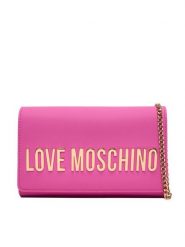 LOVE MOSCHINO Torebka JC4103PP1OKD0604 Różowy. Czerwone torebki wieczorowe damskie Love Moschino, bez wzorów, ze skóry, bez dodatków. Za 699.99 zł.