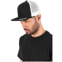 Czapka Flexfit Classique basic. Białe czapki z daszkiem damskie FLEXFIT, bez wzorów. Za 86.50 zł.