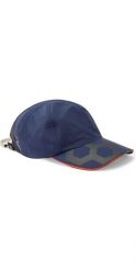 Czapka żeglarska Race Cap, granatowa. Niebieskie czapki damskie GILL, bez wzorów, z materiału. Za 166.85 zł.