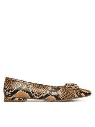 HÖGL Baleriny 1-100927 Brązowy. Brązowe balerinki damskie Högl, bez wzorów, ze skóry. Za 759.99 zł.