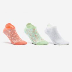 Skarpetki damskie Domyos niskie 3 pary. Brązowe skarpetki damskie DOMYOS, bez wzorów, z elastanu. Za 29.99 zł.