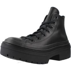 Tenisówki Converse Model Chuck Taylor All Star Lugged Heel Hi Kolor Czarny. Czarne obuwie sportowe damskie Converse, z tkaniny, bez zapięcia, tenisowe. Za 441.95 zł.