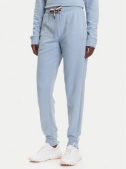 BOSS Spodnie dresowe CP Stripe 50524759 Błękitny Regular Fit. Niebieskie spodnie dresowe damskie Boss, s, bez wzorów, z bawełny. Za 289.99 zł.