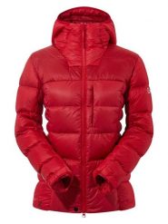 Berghaus Kurtka puchowa "Arete Ultra" w kolorze czerwonym rozmiar: 44. Czerwone kurtki damskie Berghaus, bez wzorów, z puchu, bez kaptura. Za 913.77 zł.