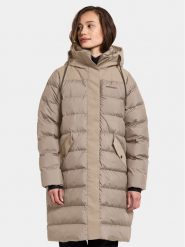 Didriksons Parka Fay Wns Parka 504524 Beżowy Regular Fit. Brązowe parki damskie Didriksons, z syntetyku, bez kaptura. Za 989.99 zł.