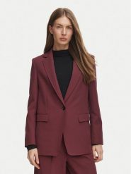 BOSS Marynarka C_Jabla3 50580309 Bordowy Regular Fit. Czerwone marynarki i żakiety damskie Boss, bez wzorów, z syntetyku. Za 899.99 zł.