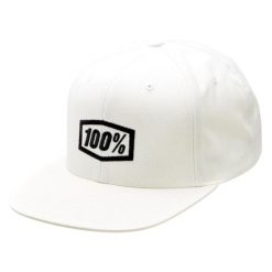 Czapka 100% icon snapback aj fit. Białe czapki damskie 100%, bez wzorów, z bawełny. Za 160.20 zł.