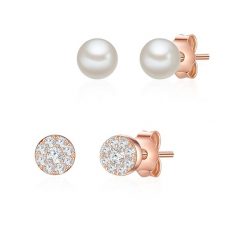 Glanzstücke München Srebrne kolczyki sztyfty srebro wysokiej próby Cyrkonia Perła hodowlana słodkowodna różowe złoto Pierścionki 1 ct Damski. Czerwone pierścionki damskie Glanzstücke München, z cyrkonią, pozłacane. Za 249.99 zł.