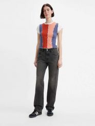 Levi's Dżinsy "501 '90S" - Comfort fit - w kolorze antracytowym rozmiar: W33/L30. Czarne jeansy damskie Levi's, z podwyższonym stanem. Za 162.49 zł.