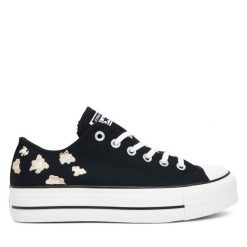 Trampki Converse. Brązowe trampki damskie Converse, bez wzorów, bez zapięcia. Za 349.99 zł.
