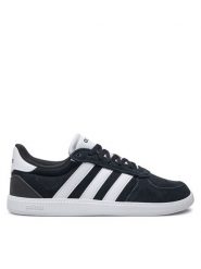Adidas Sneakersy Breaknet Sleek IH5466 Czarny. Czarne obuwie sportowe damskie Adidas, ze skóry, bez zapięcia. Za 169.99 zł.