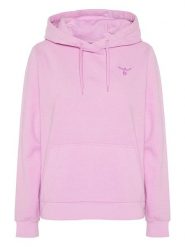 Chiemsee Bluza w kolorze fioletowym rozmiar: XS. Różowe bluzy damskie Chiemsee, xs, bez wzorów, z bawełny, z kapturem. Za 104.89 zł.