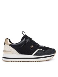 MICHAEL Michael Kors Sneakersy Raina 43T6RNFS1D Czarny. Czarne obuwie sportowe damskie MICHAEL Michael Kors, ze skóry, bez zapięcia. Za 569.99 zł.