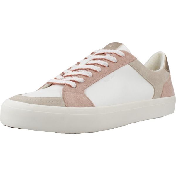 Buty GEOX D EMMELENY Brązowy. Białe obuwie trekkingowe damskie Geox, ze skóry, bez zapięcia. Za 261.99 zł.